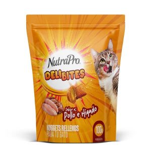 Nutra Pro Deli Bites Nuggets de Gato Sabor a Pollo/Higado