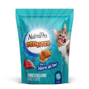 Nutra Pro Deli Bites Nuggets de Gato sabores del mar
