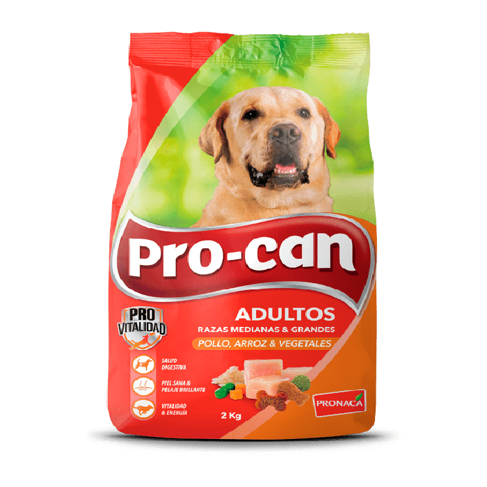 Pro-Can Adultos Razas Medianas y Grandes 4kg