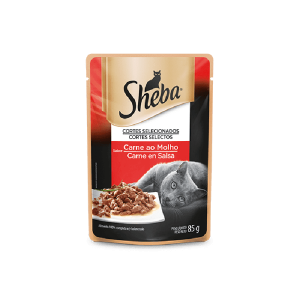 Alimento Húmedo Adultos Sheba para Gatos de Carne en Salsa