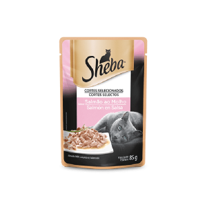 Alimento Húmedo Adultos Sheba para Gatos de Salmon en Salsa