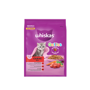 Whiskas Alimento Seco Sabor a Carne para Gatitos