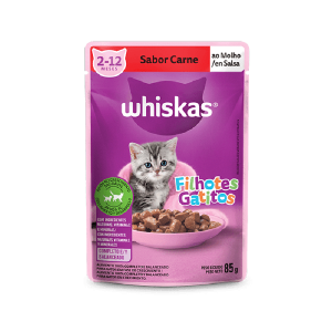 Alimento Húmedo Whiskas Carne para Gatitos